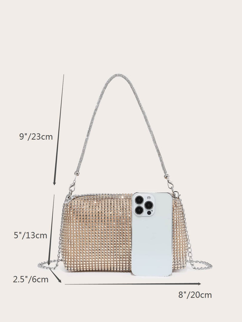 Bolsa Strass Mini Brilhante - oi@lojaslovic.com