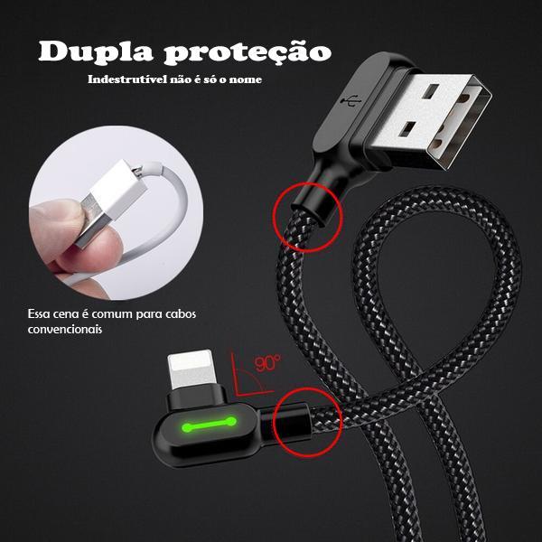 Carregador para iPhone - USB C - Micro-USB | Cabo Titã™ - oi@lojaslovic.com